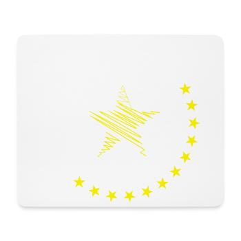 star born EU stars europe love EU no brexit - Mouse Pad (horizontal) - white - Front
