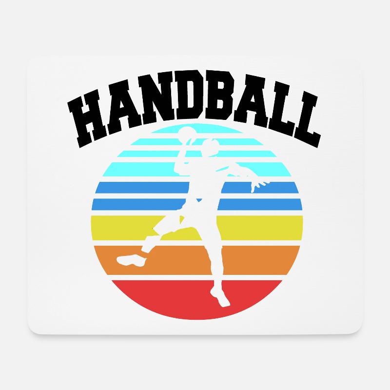 Handball - Mousepad (Querformat) - Weiß