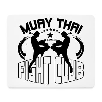 Muay Thai Geschenk - Mousepad (Querformat) - Weiß - Vorne
