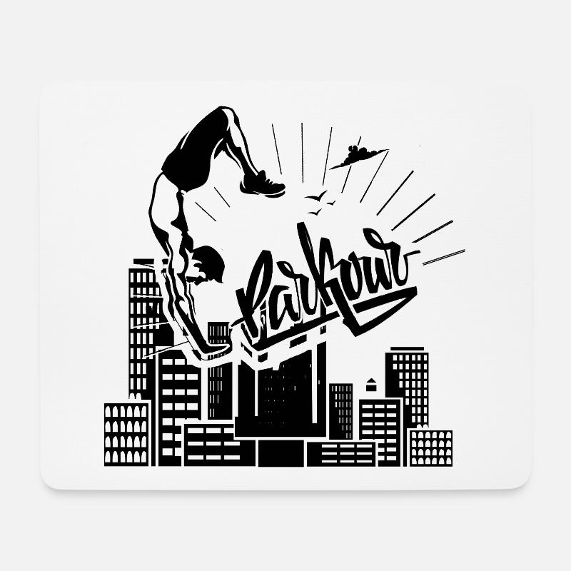 Parkour - Mouse Pad (horizontal) - white