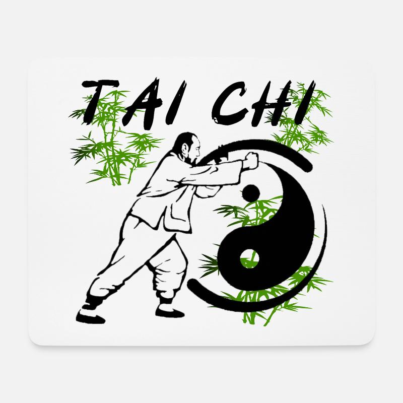 Tai Chi - Mousepad (Querformat) - Weiß