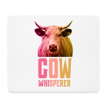 Cow Whisperer Cow Farmer Farmer Farmer Gift - Mouse Pad (horizontal) - white - Front