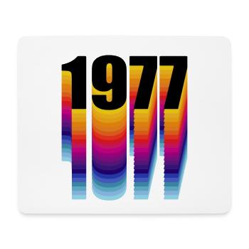 1977 - Mousepad (Querformat) - Weiß - Vorne