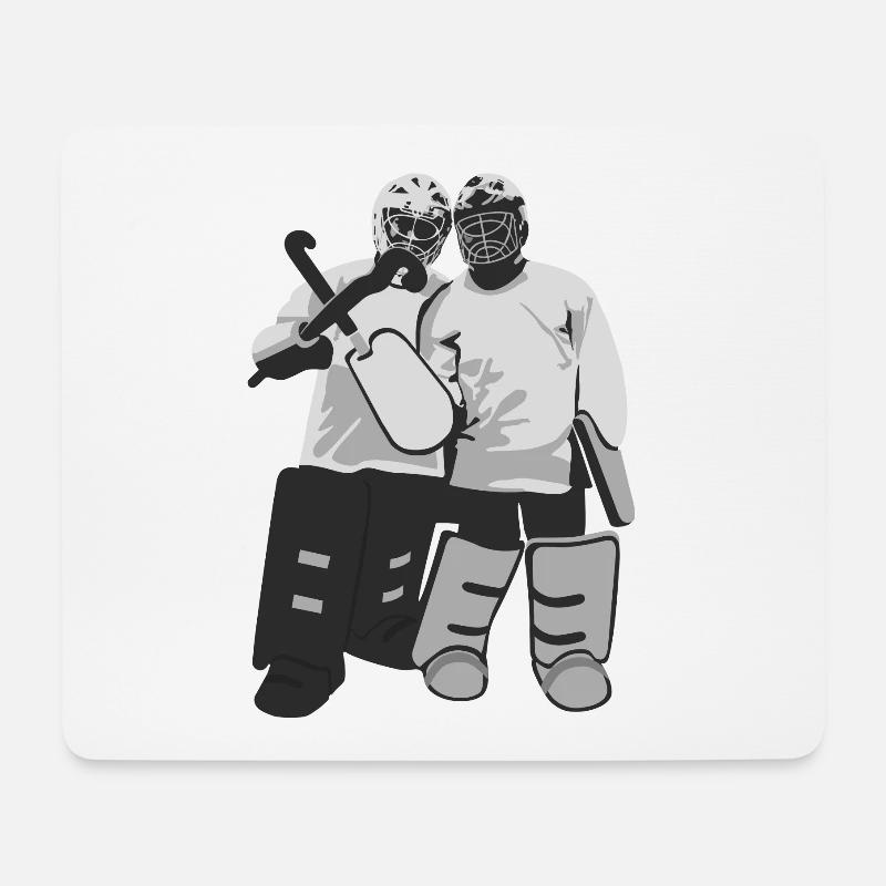 Goalies - Mousepad (Querformat) - Weiß