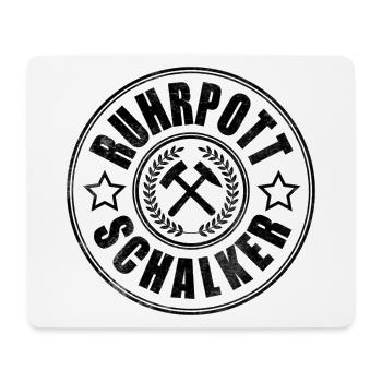 Ruhrpott Schalker - Mousepad (Querformat) - Weiß - Vorne