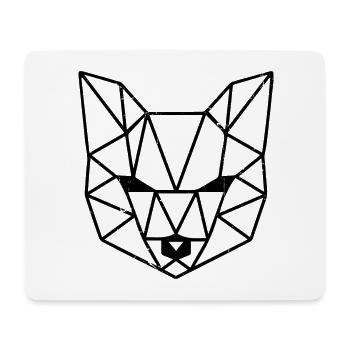 Fox. Geometrical. - Mouse Pad (horizontal) - white - Front