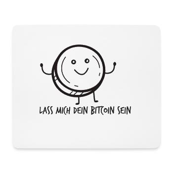 Bitcoin - Mousepad (Querformat) - Weiß - Vorne