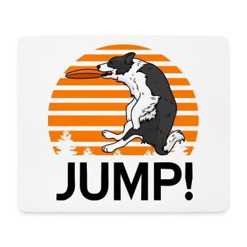 Border Collie - Mouse Pad (horizontal) - white - Front