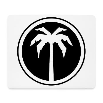 palme icon symbol - Mousepad (Querformat) - Weiß - Vorne