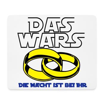 Junggesellenabschied , JGA das wars die Mach(25) - Mousepad (Querformat) - Weiß - Vorne