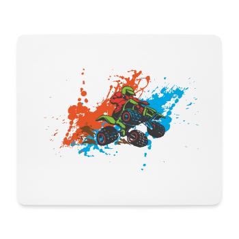 Quad - Mousepad (Querformat) - Weiß - Vorne