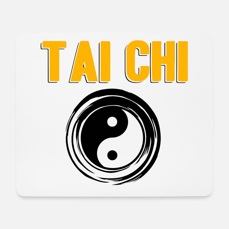 Tai Chi - Mouse Pad (horizontal) - white