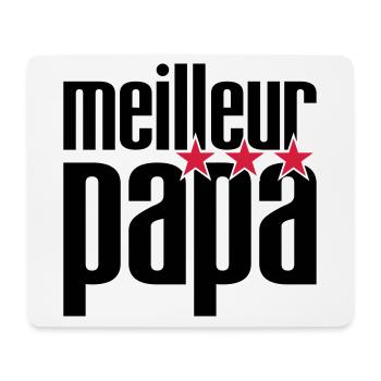 Meilleur Papa - Tapis de souris (format paysage) - blanc - Devant