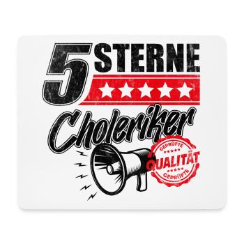 5 Sterne Choleriker Schreihals Büro Geschenkidee - Mousepad (Querformat) - Weiß - Vorne