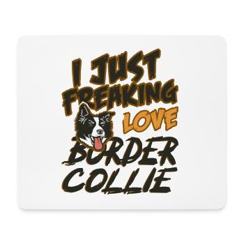 Border Collie Hütehund Schäferhund Rasse Geschenk - Mousepad (Querformat) - Weiß - Vorne