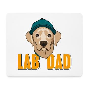 Labrador - Mousepad (Querformat) - Weiß - Vorne