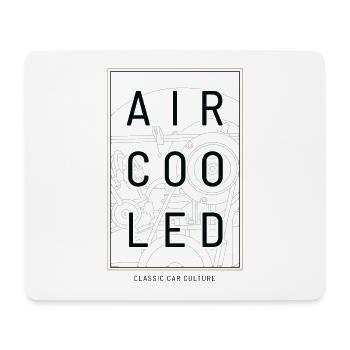 Aircooled Engine - Klassische Autokultur - Mousepad (Querformat) - Weiß - Vorne