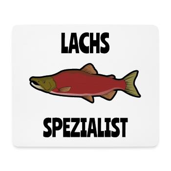 Lachs Spezialist Geschenk Lachs Angler Kanada - Mousepad (Querformat) - Weiß - Vorne