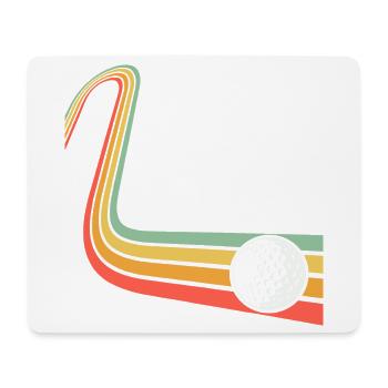 Golf - Mousepad (Querformat) - Weiß - Vorne