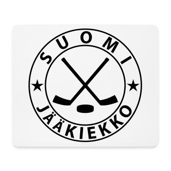 Finnland Eishockey - Mousepad (Querformat) - Weiß - Vorne