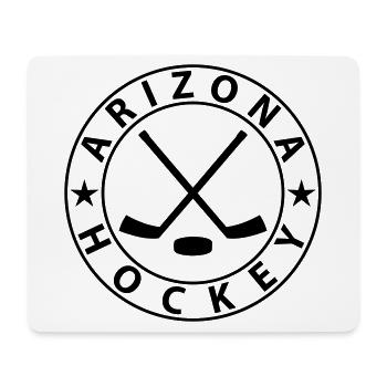 Arizona Eishockey - Mousepad (Querformat) - Weiß - Vorne