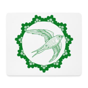 Bird - Nature Conservation Animal Lover - Mouse Pad (horizontal) - white - Front