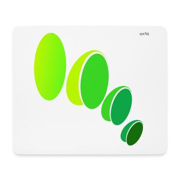 Ellipses #5 - playing with geometry - Mouse Pad (horizontal) - white - Front