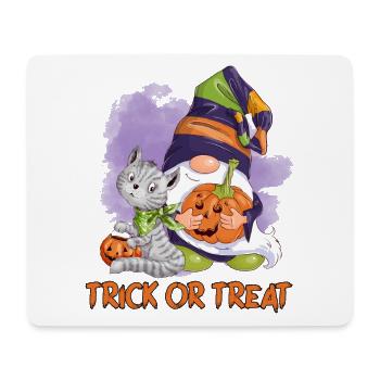 Halloween Trick-or-Treat-Wichtel - Tapis de souris (format paysage) - blanc - Devant