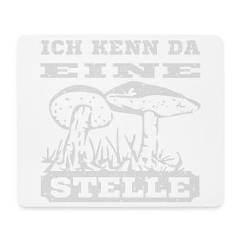 Pilze in der Natur  - Mousepad (Querformat) - Weiß - Vorne