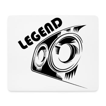 legend racing cars icon logo icon illustration - Mouse Pad (horizontal) - white - Front
