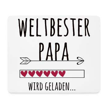 werdender Papa Schwangerschaft Geschenk - Mousepad (Querformat) - Weiß - Vorne