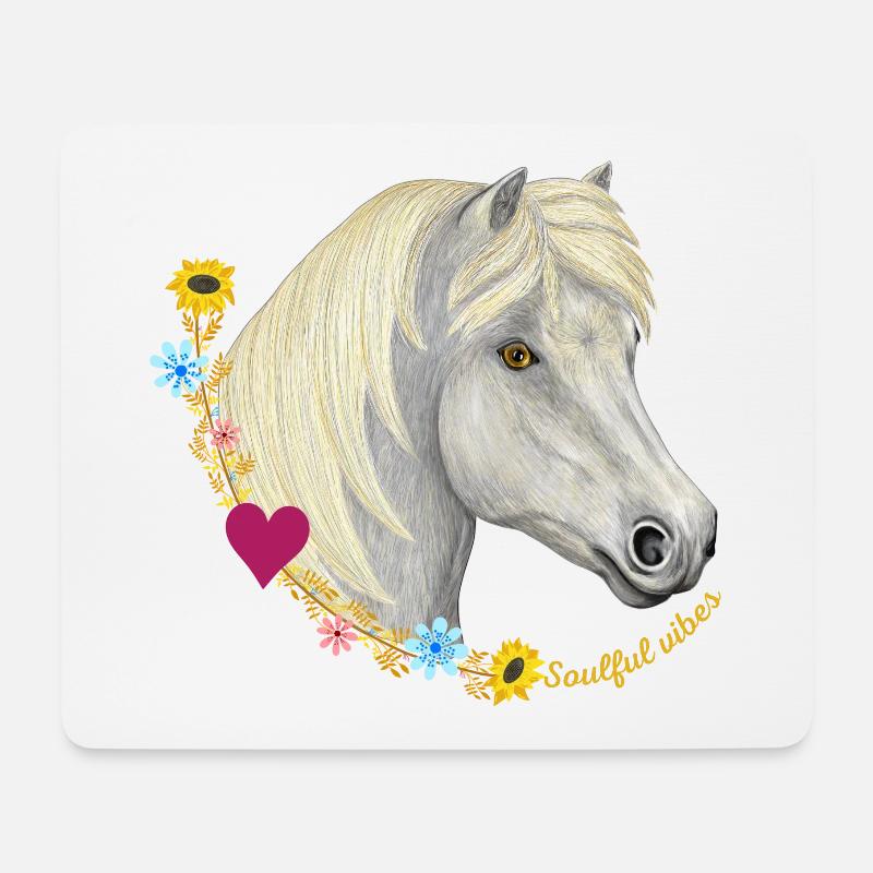 Pony soulful vibes - Mouse Pad (horizontal) - white