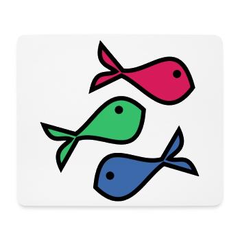 SARDINE. FISH. APRIL FOOL. EASTER. SEA - Mouse Pad (horizontal) - white - Front