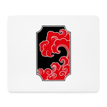 Manga art - Tapis de souris (format paysage) - blanc - Devant