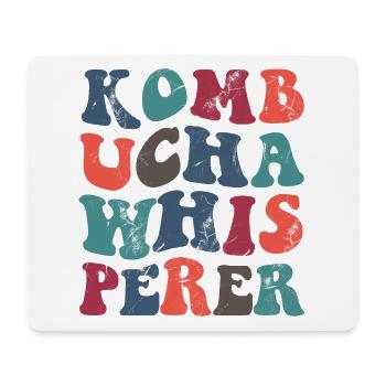 Kombucha Whisperer Vintage - Mousepad (Querformat) - Weiß - Vorne