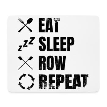Rowing Procedure - Mouse Pad (horizontal) - white - Front