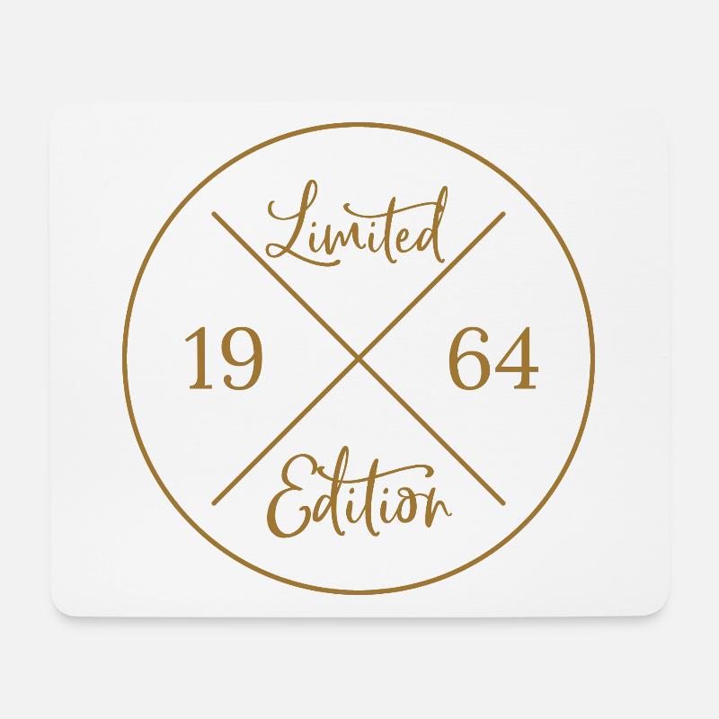 Geschenk Geburtstag / Limited Edition 1964 - Mousepad (Querformat) - Weiß