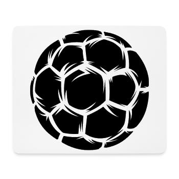 Handballer Handball Ball Logo Illustration Symbol - Mousepad (Querformat) - Weiß - Vorne