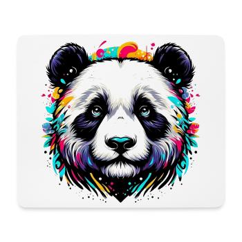 Panda - Mousepad (Querformat) - Weiß - Vorne