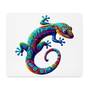 Gecko - Mousepad (Querformat) - Weiß - Vorne