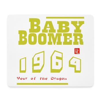 Baby Boomer 1964 - Mousepad (Querformat) - Weiß - Vorne