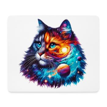 Katze - Mousepad (Querformat) - Weiß - Vorne