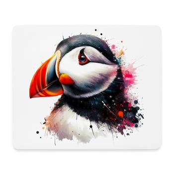 Puffin - Mouse Pad (horizontal) - white - Front