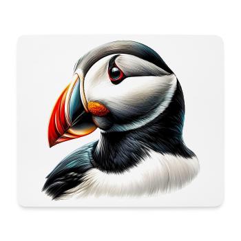 Puffin - Mouse Pad (horizontal) - white - Front