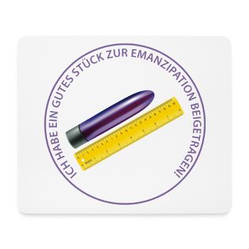 Emancipation / Vibrator Bo Graphic - Mouse Pad (horizontal) - white - Front