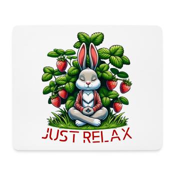 Just Relax - Mouse Pad (horizontal) - white - Front