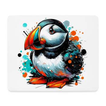 Puffin - Mouse Pad (horizontal) - white - Front