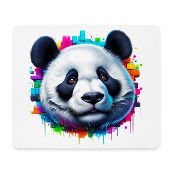 Panda - Mousepad (Querformat) - Weiß - Vorne