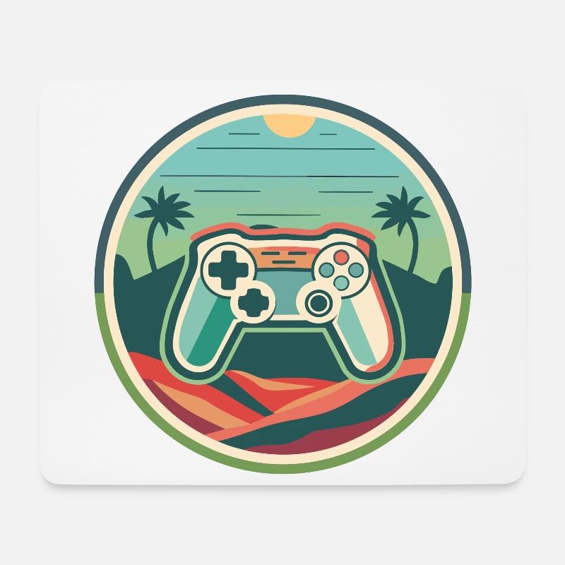 Jeu - Tapis de souris (format paysage) - blanc