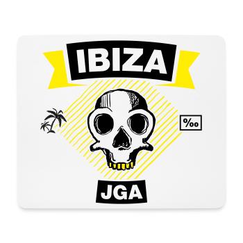 IBIZA – Bachelor Party under Palm Trees - Mouse Pad (horizontal) - white - Front